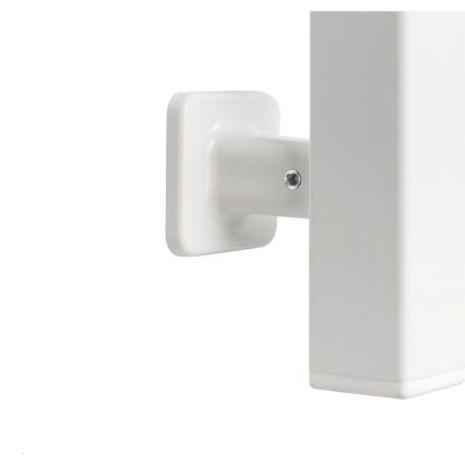 Toalheiro elétrico com termóstato SILOUETTE 187W/230V 120,6 cm IP44 branco direita angular