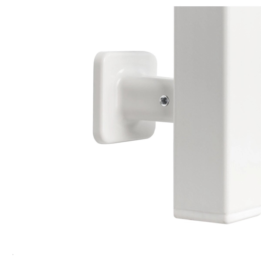 Toalheiro elétrico com termóstato SILOUETTE 187W/230V 120,6 cm IP44 branco direita angular