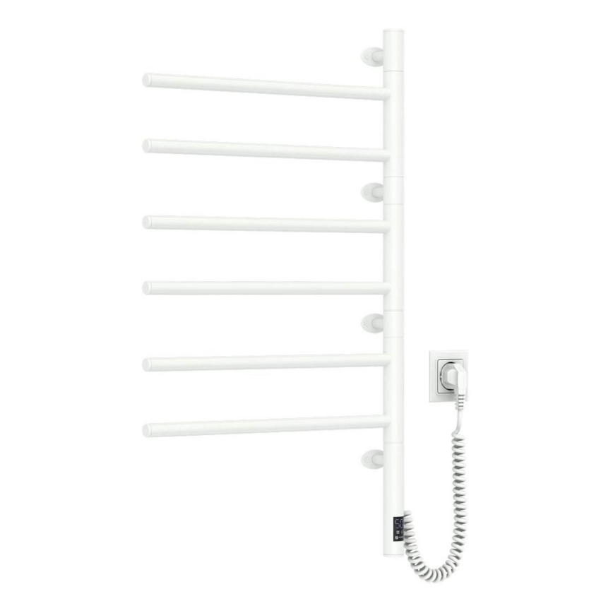 Toalheiro elétrico rotativo com termóstato ARABESQUE 196W/230V 81,8 cm IP44 branco