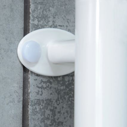 Toalheiro elétrico rotativo com termóstato FOUETTE 128W/230V 64,6 cm IP44 branco