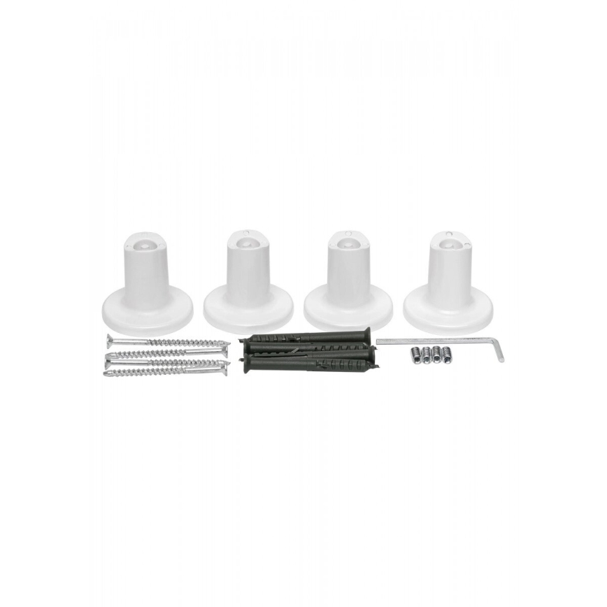 Toalheiro elétrico SILOUETTE 187W/230V 101,1 cm IP44 branco direita redondo