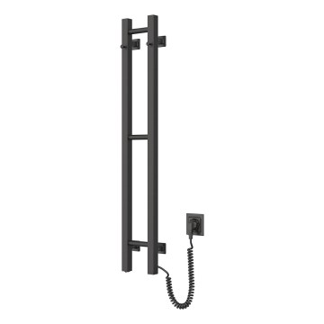 Toalheiro elétrico SILOUETTE 187W/230V 101,1 cm IP44 preto direita angular