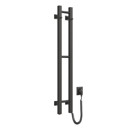 Toalheiro elétrico SILOUETTE 187W/230V 101,1 cm IP44 preto direita angular