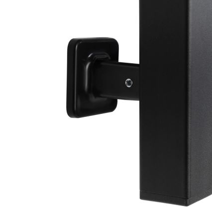 Toalheiro elétrico SILOUETTE 187W/230V 101,1 cm IP44 preto direita angular