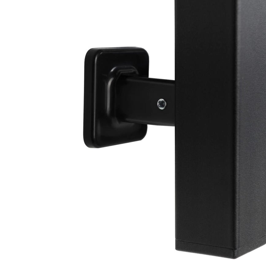 Toalheiro elétrico SILOUETTE 187W/230V 101,1 cm IP44 preto direita angular