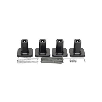 Toalheiro elétrico SILOUETTE 187W/230V 101,1 cm IP44 preto direita angular