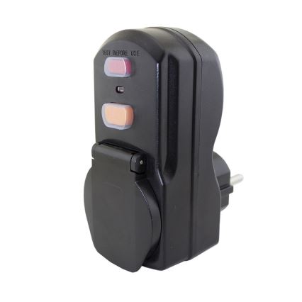 Tomada dispositivo de corrente residual FK-PRCD-2 16A 230V + tomada de segurança IP54
