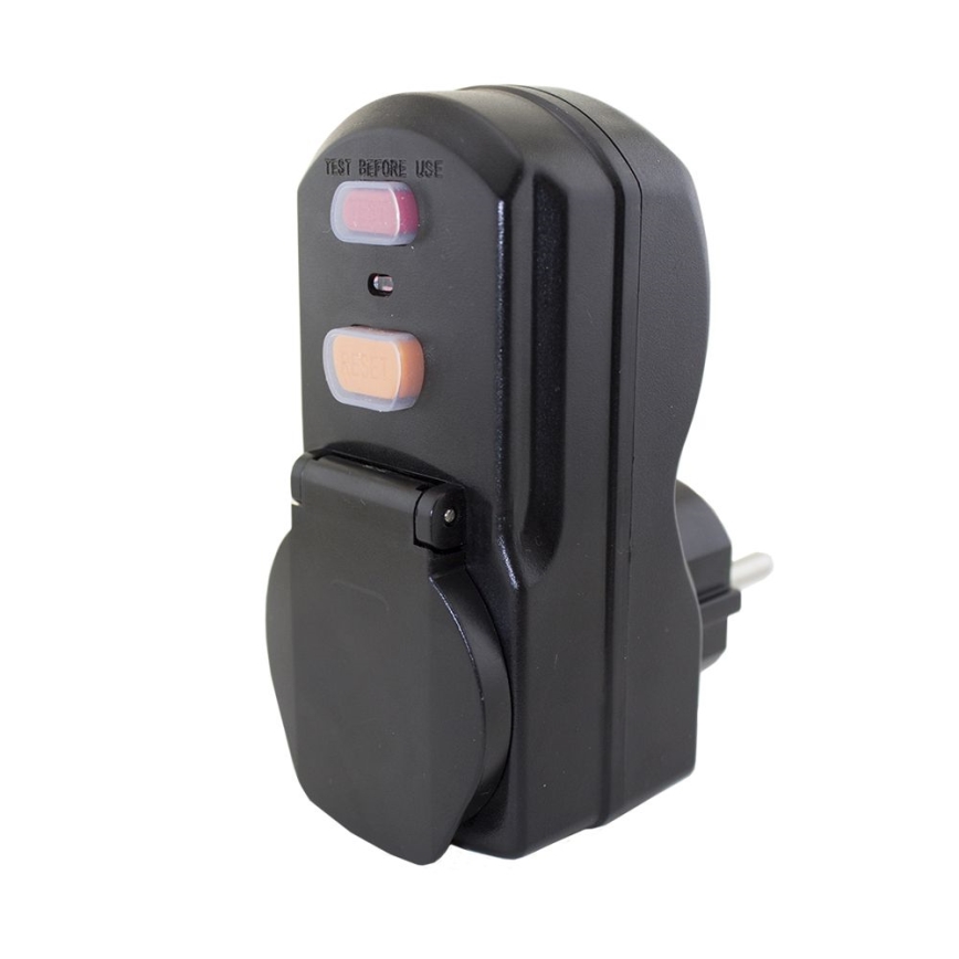Tomada dispositivo de corrente residual FK-PRCD-2 16A 230V + tomada de segurança IP54