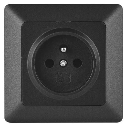 Tomada doméstica 250V/16A antracite