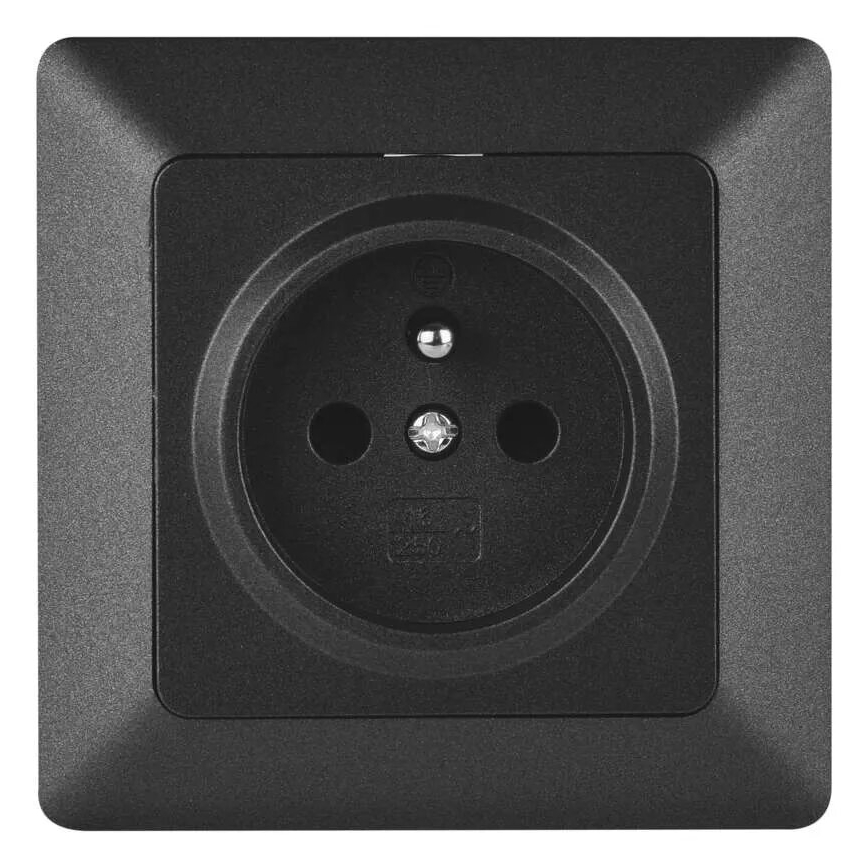 Tomada doméstica 250V/16A antracite