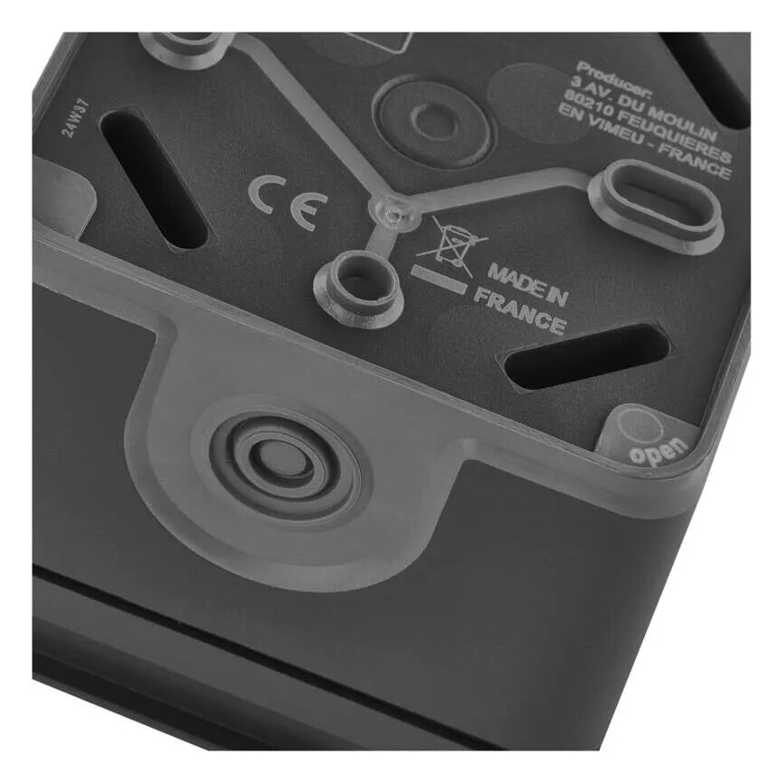 Tomada dupla para ambientes húmidos IP55