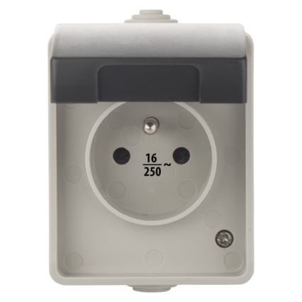Tomada exterior FRENCH 250V/16A IP54