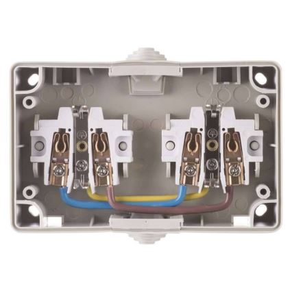 Tomada exterior SCHUKO 250V/16A IP44 2Z