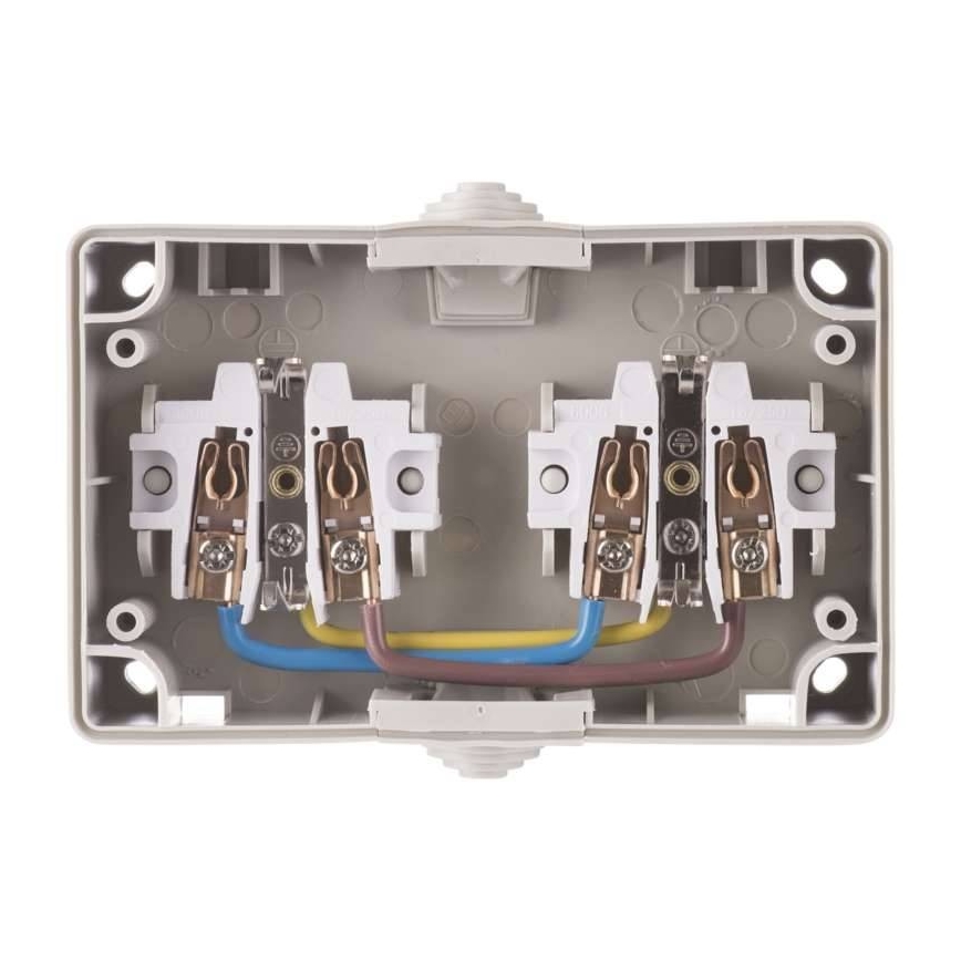 Tomada exterior SCHUKO 250V/16A IP44 2Z