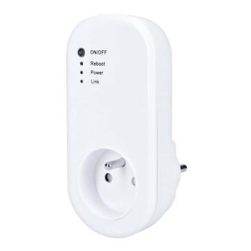 Tomada inteligente com contador de consumo elétrico 230V Wi-Fi Tuya