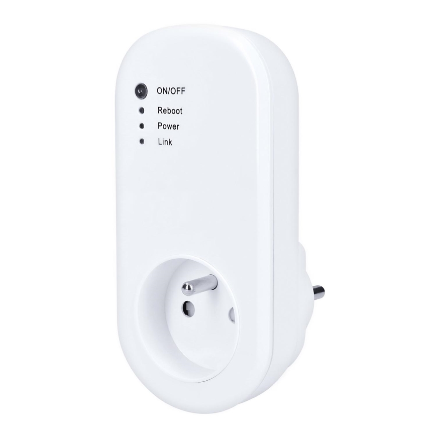 Tomada inteligente com contador de consumo elétrico 230V Wi-Fi Tuya