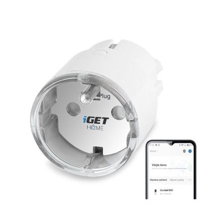 Tomada inteligente com medição do consumo 3680W/230V Wi-Fi