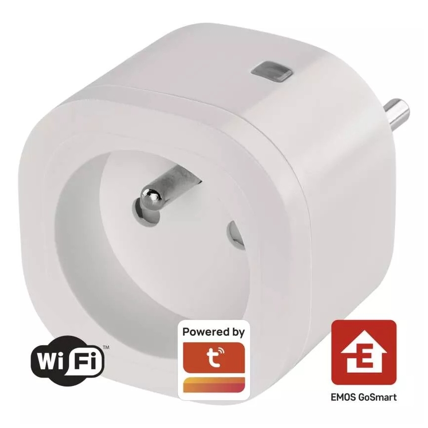 Tomada inteligente GoSmart 3680W/230V/16A Wi-Fi Tuya