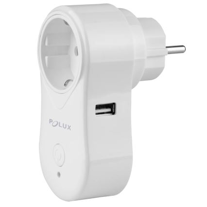 Tomada inteligente SMART 3400W/230V Wi-Fi Tuya + USB SCHUKO
