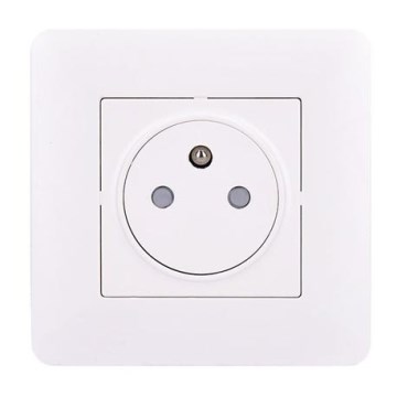 Tomada SLIM PUSH, branco