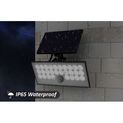 Top Light - Candeeiro Solar de parede HELEON VARIO LED/8W/3,7V IP65 4000K + comando