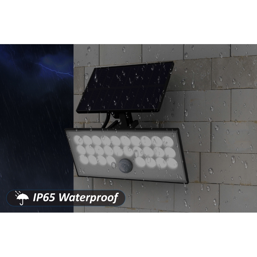 Top Light - Candeeiro Solar de parede HELEON VARIO LED/8W/3,7V IP65 4000K + comando