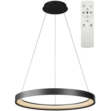 Top Light - Candeeiro suspenso LED com regulação ORBIT LED/40W/230V 3000-6500K diâmetro 50 cm preto + comando