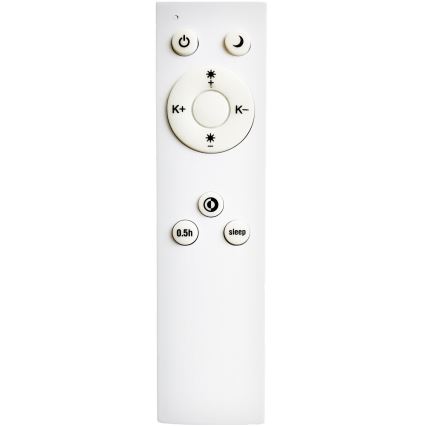 Top Light - Candeeiro suspenso LED com regulação SALERNO LED/60W/230V 3000-6500K diâmetro 60 cm branco + comando