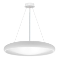 Top Light - Candeeiro suspenso LED com regulação SALERNO LED/60W/230V 3000-6500K diâmetro 60 cm branco + comando