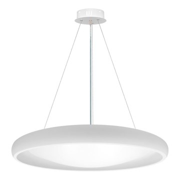 Top Light - Candeeiro suspenso LED com regulação SALERNO LED/60W/230V 3000-6500K diâmetro 60 cm branco + comando