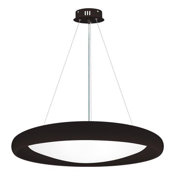 Top Light - Candeeiro suspenso LED com regulação SALERNO LED/60W/230V 3000-6500K diâmetro 60 cm preto + comando