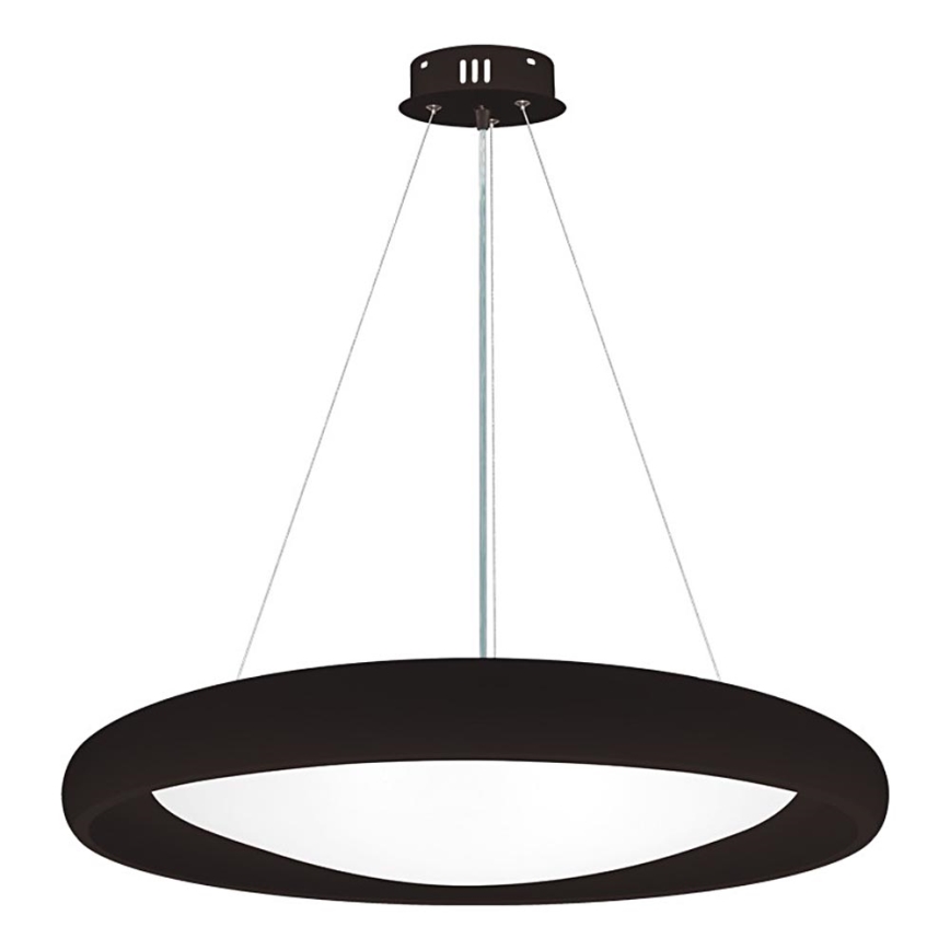 Top Light - Candeeiro suspenso LED com regulação SALERNO LED/60W/230V 3000-6500K diâmetro 60 cm preto + comando