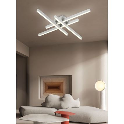Top Light - Candelabro integrado LED com regulação CROSS LED/50W/230V 3000-6500K + controlo remoto