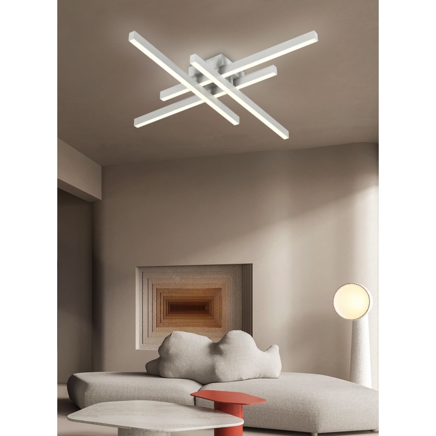 Top Light - Candelabro integrado LED com regulação CROSS LED/50W/230V 3000-6500K + controlo remoto