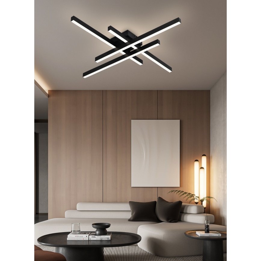 Top Light - Candelabro integrado LED com regulação CROSS LED/50W/230V 3000-6500K + controlo remoto