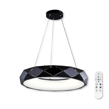 Top Light - Candelabro suspenso LED com regulação APOLO LED/45W/230V preto + controlo remoto