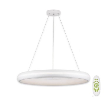 Top Light - Candelabro suspenso LED com regulação FUTURA LED/60W/230V branco + controlo remoto