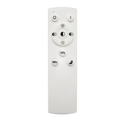 Top Light - Candelabro suspenso LED com regulação SATURN LED/30W/230V 3000-6500K branco + controlo remoto