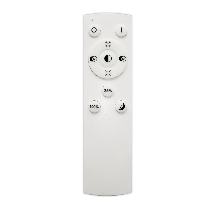 Top Light - Candelabro suspenso LED com regulação SATURN LED/30W/230V 3000-6500K branco + controlo remoto
