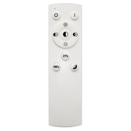 Top Light - Candelabro suspenso LED com regulação SATURN LED/30W/230V 3000-6500K preto + controlo remoto