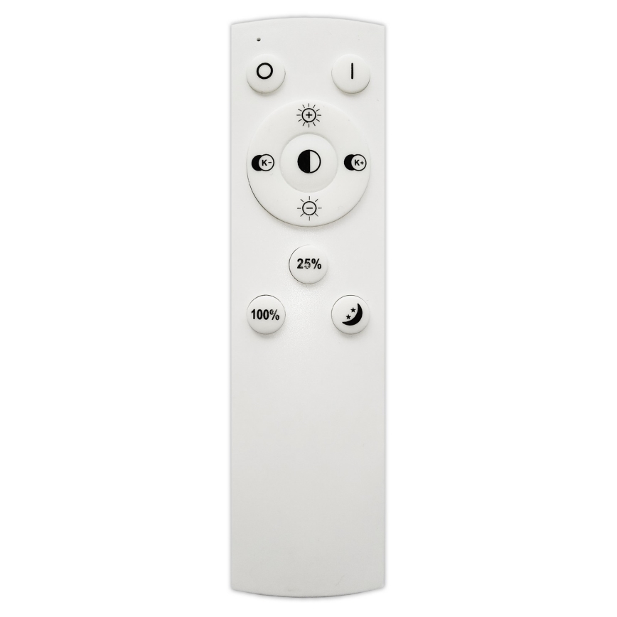 Top Light - Candelabro suspenso LED com regulação SATURN LED/30W/230V 3000-6500K preto + controlo remoto