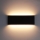 Top Light - Iluminação de parede exterior LED OBLIGO LED/12W/230V IP65 preto