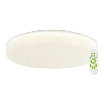 Top Light - Iluminação de teto de casa de banho LED com regulação TWISTER LED/51W/230V IP44 + controlo remoto