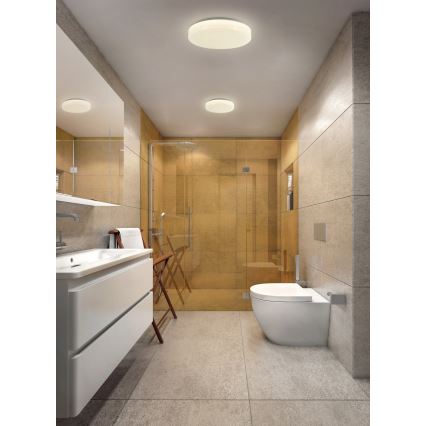 Top Light - Iluminação de teto de casa de banho LED TWISTER LED/18W/230V IP44