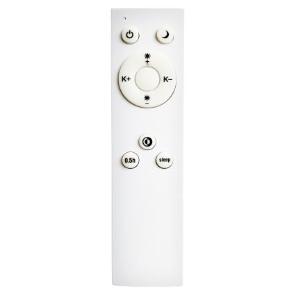 Top Light - Iluminação de teto LED com regulação LED/60W/230V quadrado preto + controlo remoto