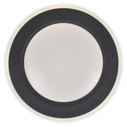 Top Light - Iluminação de teto LED com regulação NORMAN LED/60W/230V diâmetro 49 cm preto + controlo remoto