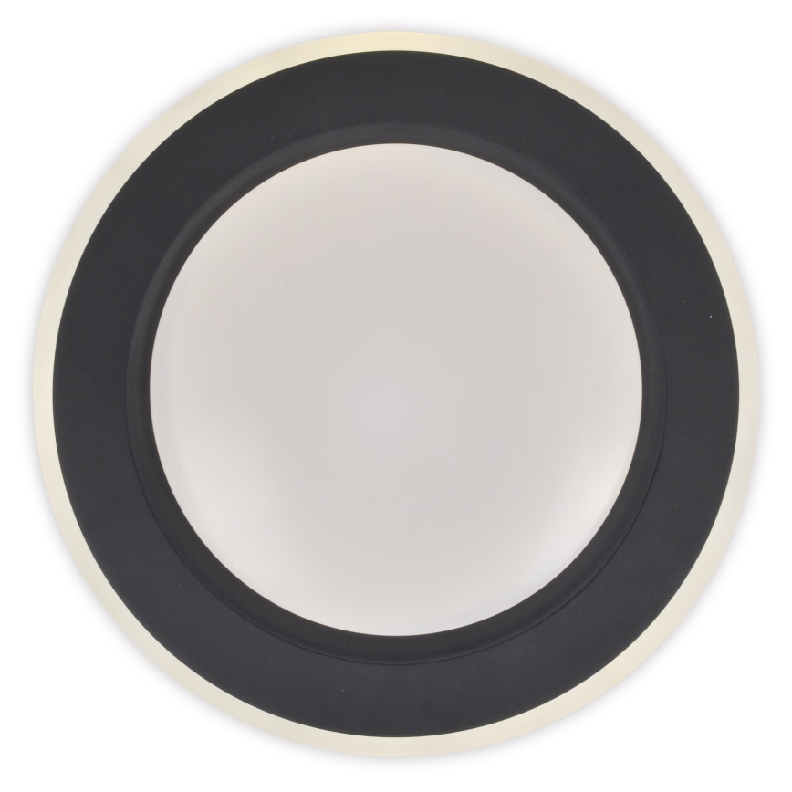Top Light - Iluminação de teto LED com regulação NORMAN LED/60W/230V diâmetro 49 cm preto + controlo remoto