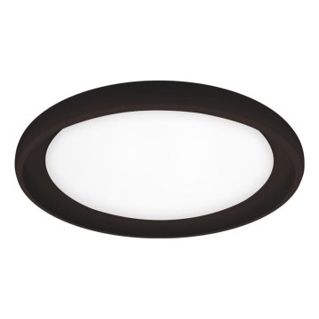 Top Light - Iluminação de teto LED com regulação SALERNO LED/60W/230V 3000-6500K diâmetro 60 cm preto + comando