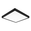 Top Light - Iluminação de teto LED REVIT LED/24W/230V 3000/4000/6500K 30x30 cm preto