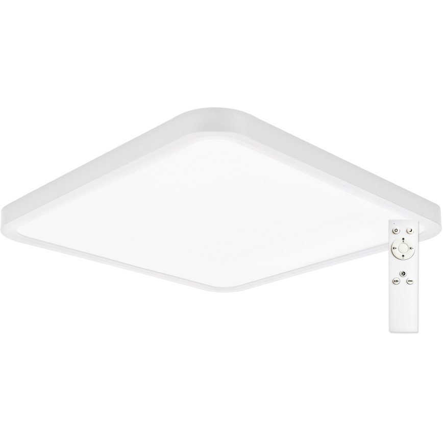 Top Light - Iluminação de teto LED com regulação REVIT LED/36W/230V 3000-6500K 40x40 cm branco + comando